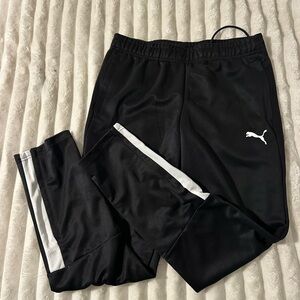 Puma Black and White Joggers